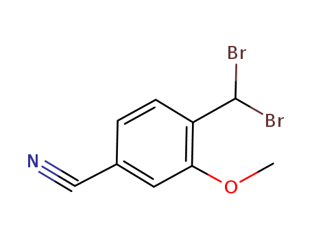 4-(dibromomethyl)-3-methoxybenzonitrile